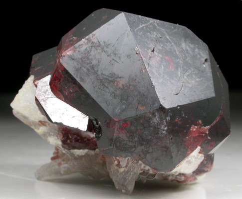 Spessartine Garnet on Microcline and Quartz from Shigar Valley, Skardu District, Baltistan, Gilgit-Baltistan, Pakistan