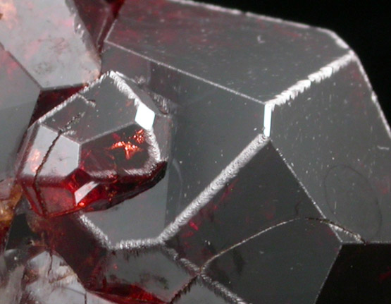 Spessartine Garnet on Quartz from Shigar Valley, Skardu District, Baltistan, Gilgit-Baltistan, Pakistan