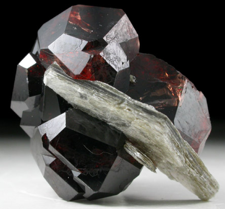 Spessartine Garnet with Muscovite from Shigar Valley, Skardu District, Baltistan, Gilgit-Baltistan, Pakistan