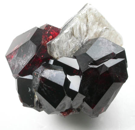 Spessartine Garnet with Muscovite from Shigar Valley, Skardu District, Baltistan, Gilgit-Baltistan, Pakistan