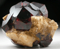 Spessartine Garnet on Microcline from Shigar Valley, Skardu District, Baltistan, Gilgit-Baltistan, Pakistan