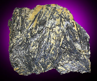Stibnite in Quartz from President Mine, Lane County, Oregon