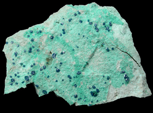 Cornetite from L'Etoile du Congo Mine, Lubumbashi, Katanga Copperbelt, Haut-Katanga Province, Democratic Republic of the Congo (Type Locality for Cornetite)