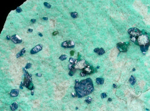 Cornetite from L'Etoile du Congo Mine, Lubumbashi, Katanga Copperbelt, Haut-Katanga Province, Democratic Republic of the Congo (Type Locality for Cornetite)