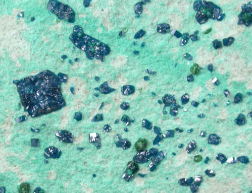 Cornetite with Pseudomalachite from L'Etoile du Congo Mine, Lubumbashi, Katanga Copperbelt, Haut-Katanga Province, Democratic Republic of the Congo (Type Locality for Cornetite)