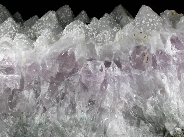 Quartz var. Amethyst Quartz from O and G Industries Southbury Quarry, Southbury, New Haven County, Connecticut