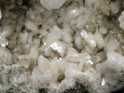 Heulandite-Ca, Laumontite, Calcite, Gmelinite from Upper New Street Quarry, Paterson, Passaic County, New Jersey
