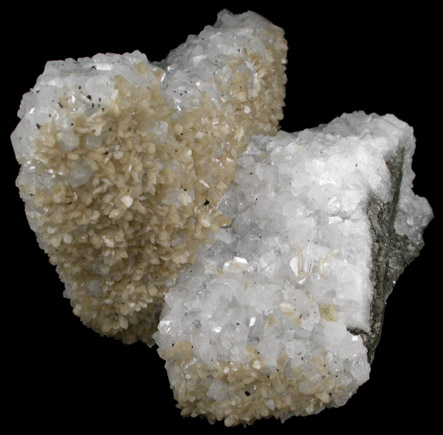 Apophyllite with Stilbite-Ca from Laurel Hill (Snake Hill) Quarry, Secaucus, Hudson County, New Jersey