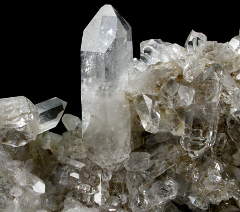 Quartz from railroad cut on eastern shore of Hudson River, between Schodak Landing and Poolsburg, Columbia County, New York