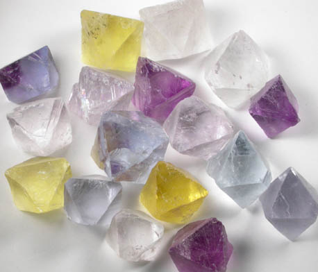 Fluorite (17 octahedral cleavages) from Hardin County, Illinois
