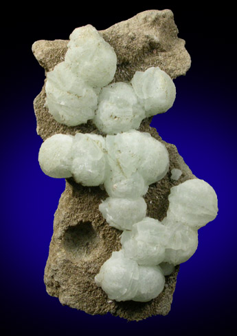 Prehnite from Interstate 80 road cut, Paterson, Passaic County, New Jersey