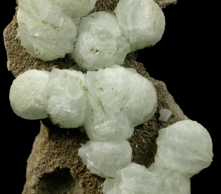 Prehnite from Interstate 80 road cut, Paterson, Passaic County, New Jersey