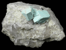 Turquoise pseudomorphs after Beryl from Apache Canyon Mines, Turquoise Mountains, San Bernardino County, California