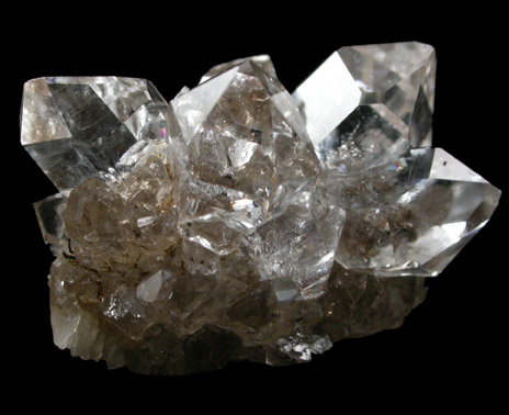 Quartz var. Herkimer Diamonds from Diamond Acres (Hastings Farm), Fonda, Montgomery County, New York