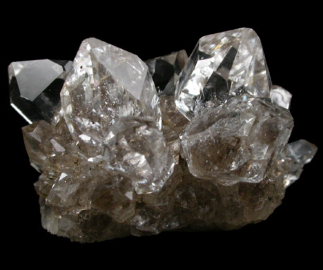 Quartz var. Herkimer Diamonds from Diamond Acres (Hastings Farm), Fonda, Montgomery County, New York