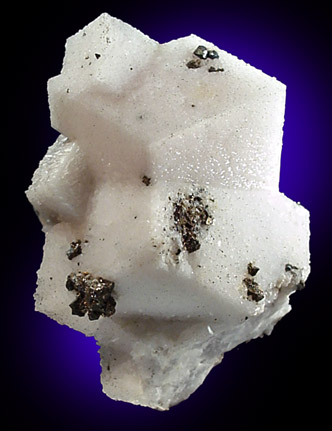 Calcite twin with Pyrite from Naica District, Saucillo, Chihuahua, Mexico