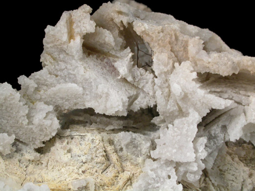 Quartz pseudomorphs after Anhydrite from Cinque Quarry, East Haven, New Haven County, Connecticut