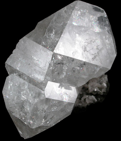 Quartz var. Herkimer Diamond with Dolomite from Eastern Rock Products Quarry (Benchmark Quarry), St. Johnsville, Montgomery County, New York