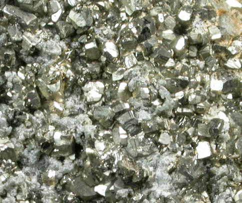 Pyrite with Talc from ZCA Pierrepont Mine, Grange Ore Body, Pierrepont, St. Lawrence County, New York