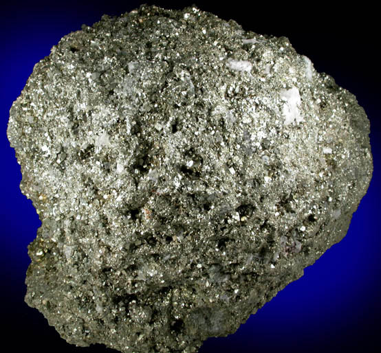 Pyrite with Talc from ZCA Pierrepont Mine, Grange Ore Body, Pierrepont, St. Lawrence County, New York