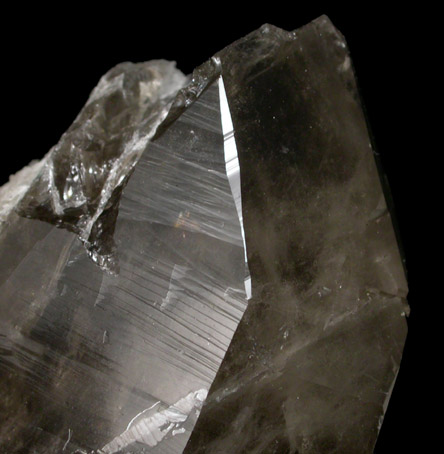 Quartz var. Smoky Quartz (Dauphin Twin) from Peter's Pocket, Bartlett, Carroll County, New Hampshire