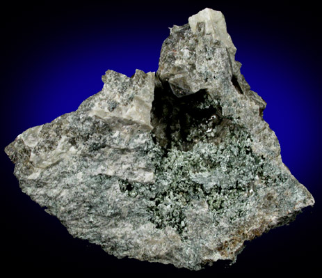 Diopside and Vesuvianite from Goodall Farm Quarry, 600 meter Prospect, Sanford, York County, Maine