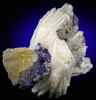 Fluorite and Calcite from Cave-in-Rock District, Hardin County, Illinois