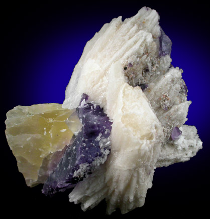 Fluorite and Calcite from Cave-in-Rock District, Hardin County, Illinois