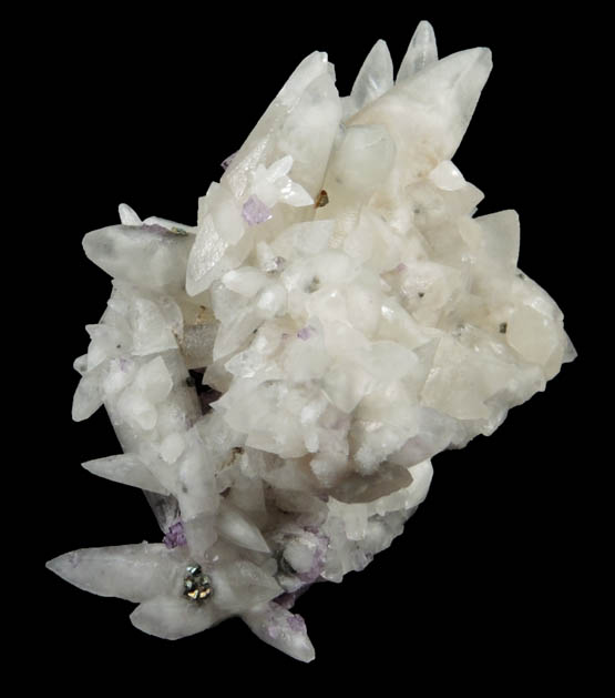 Calcite with Fluorite from Cave-in-Rock District, Hardin County, Illinois