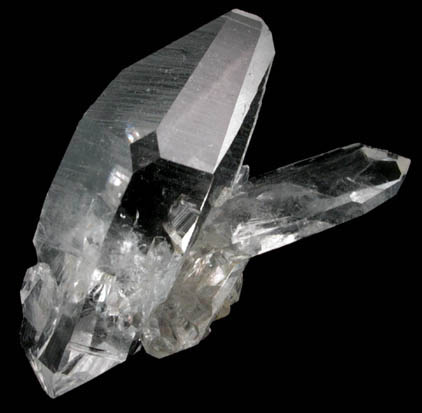 Quartz (with S-face) from Montgomery County, Arkansas