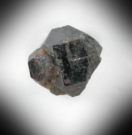 Uraninite from Swamp No. 1 Quarry (Trebilcock locality), Topsham, Sagadahoc County, Maine