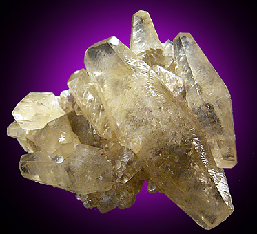 Calcite on Fluorite from Cave-in-Rock, Hardin County, Illinois