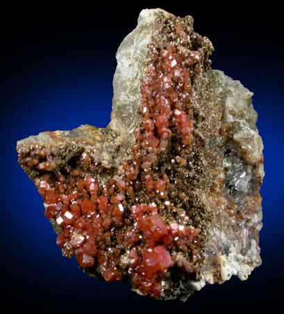 Vanadinite from Apache Mine (Vanadium Shaft), 8 km north of Globe, Gila County, Arizona