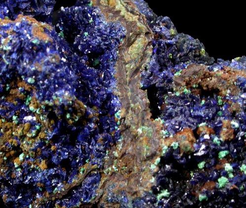 Azurite with Malachite from Mapimi District, Durango, Mexico