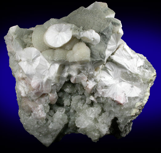 Pectolite with Datolite from Millington Quarry, Bernards Township, Somerset County, New Jersey