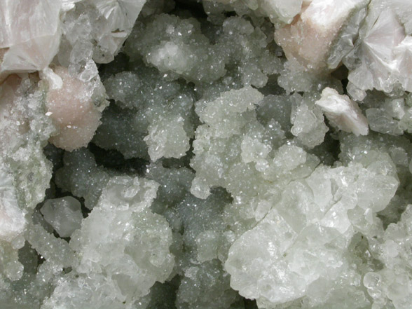 Pectolite with Datolite from Millington Quarry, Bernards Township, Somerset County, New Jersey