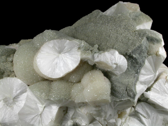 Pectolite with Datolite from Millington Quarry, Bernards Township, Somerset County, New Jersey