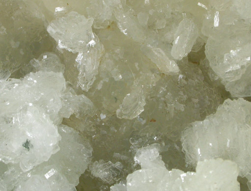 Prehnite from O and G Industries Southbury Quarry, Southbury, New Haven County, Connecticut