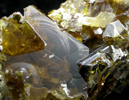 Sphalerite from ZCA Pierrepont Mine, Pierrepont, St. Lawrence County, New York