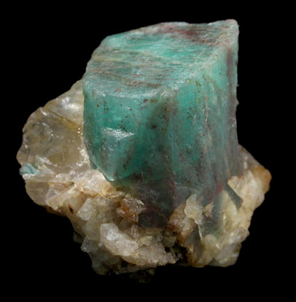 Microcline var. Amazonite from Crystal Peak area, 6.5 km northeast of Lake George, Park-Teller Counties, Colorado