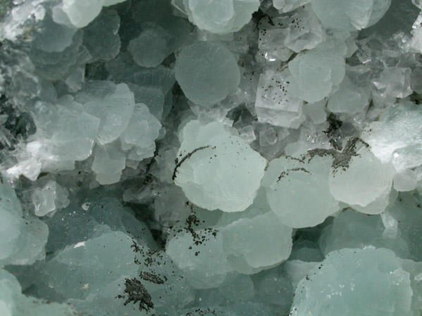 Prehnite with Calcite from Millington Quarry, Bernards Township, Somerset County, New Jersey