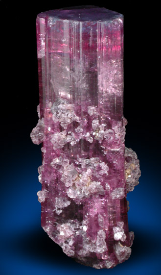 Elbaite var. Rubellite Tourmaline with Lepidolite from Jonas Mine, Conselheiro Pena, Minas Gerais, Brazil