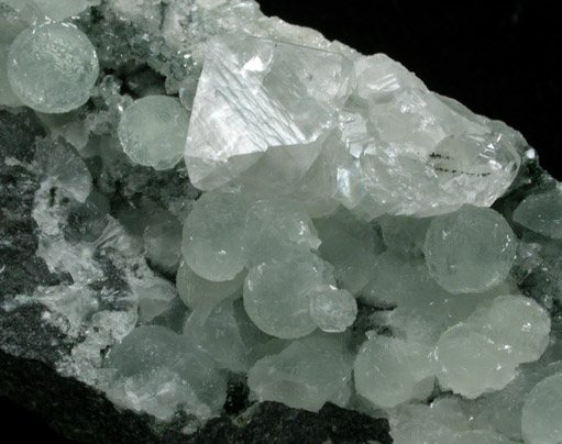 Prehnite and Calcite from Millington Quarry, Bernards Township, Somerset County, New Jersey
