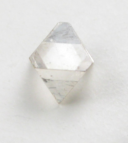 Diamond (0.08 carat pale-brown octahedral crystal) from Mirny, Republic of Sakha, Siberia, Russia