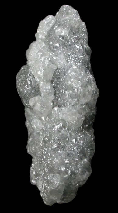 Diamond (18.06 carat gray complex crystal cluster) from Mbuji-Mayi (Miba), 300 km east of Tshikapa, Democratic Republic of the Congo