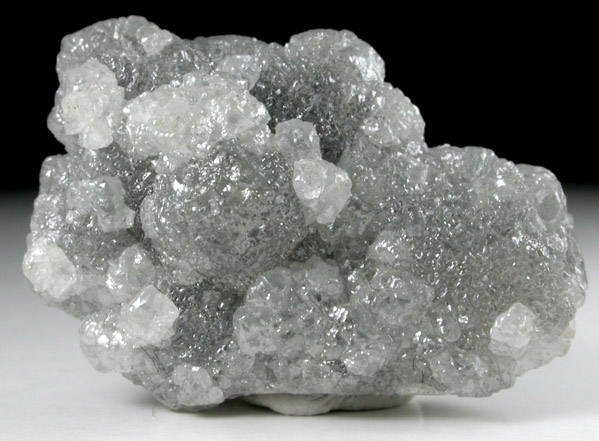 Diamond (18.06 carat gray complex crystal cluster) from Mbuji-Mayi (Miba), 300 km east of Tshikapa, Democratic Republic of the Congo