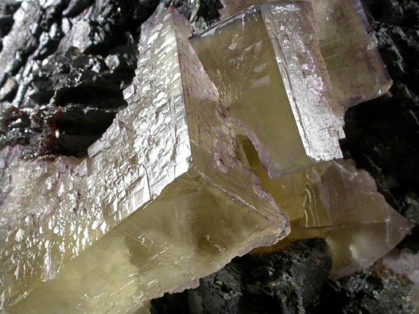 Fluorite on Sphalerite from Cave-in-Rock District, Hardin County, Illinois