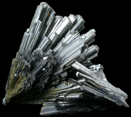 Stibnite from Baia Sprie (Felsbnya), Maramures, Romania