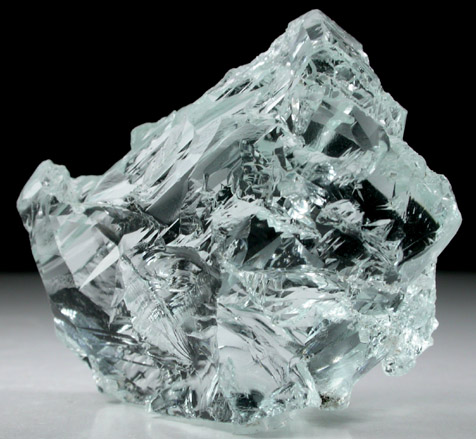 Beryl var. Etched Aquamarine from Divino das Laranjeiras, Minas Gerais, Brazil