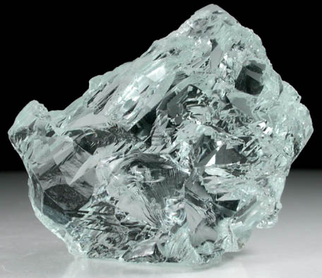 Beryl var. Etched Aquamarine from Divino das Laranjeiras, Minas Gerais, Brazil